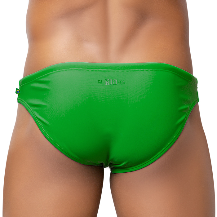 FORTUNA VERDE / GREEN Male Bathing Suit - Men's Designer Swimwear - CLEARANCE / FINAL SALES