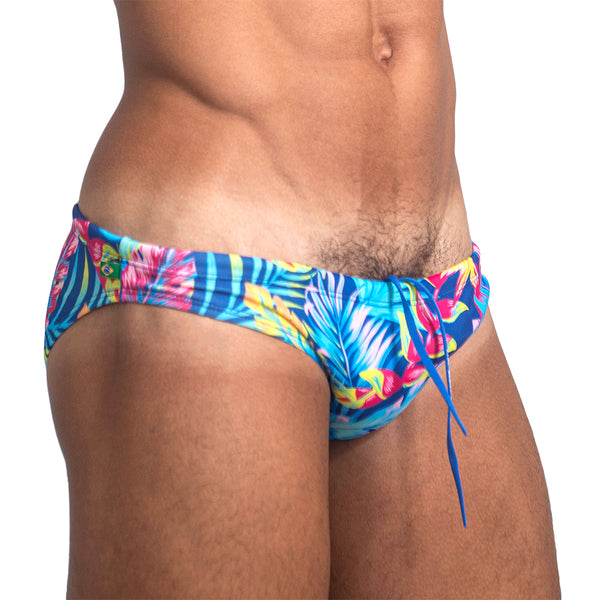 Leme Floral Print Sunga Men s Designer Swimwear CLEARANCE FINAL S CA RIO CA