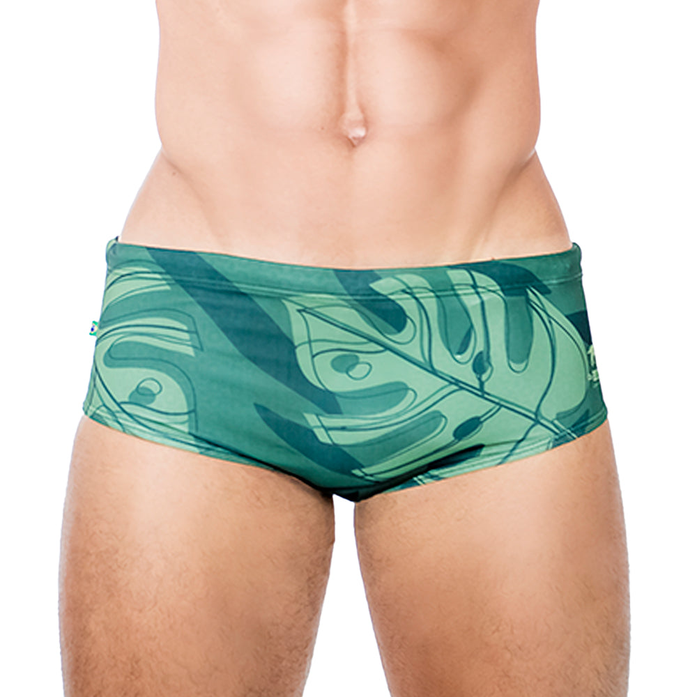 Green Jungle Sunga  - Men's Designer Swimwear- CLEARANCE / FINAL SALES