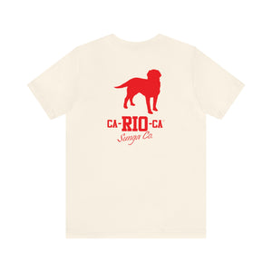 CA-RIO-CA LOGOTIPO RED PRINT TEE - MEN'S TANK TOP