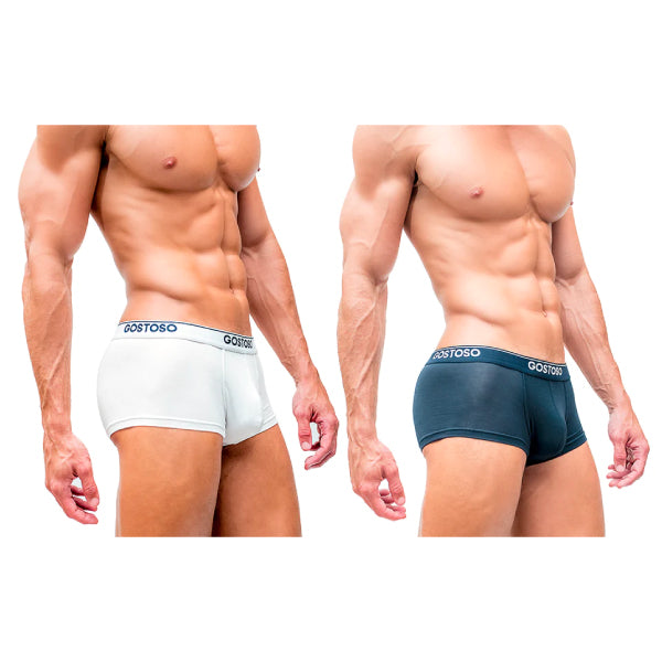 Cueca Gostoso - Cueca Boxer Breve Preto Sólido