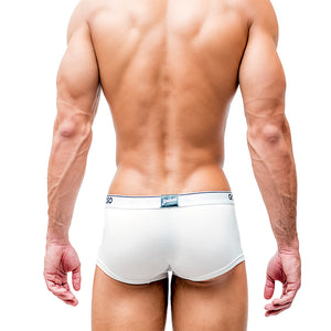 Gostoso Underwear - Solid Boxer Brief White Underwear