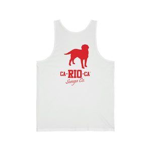 CA-RIO-CA Logotipo Red Print Tank Top - Men's Tank Top