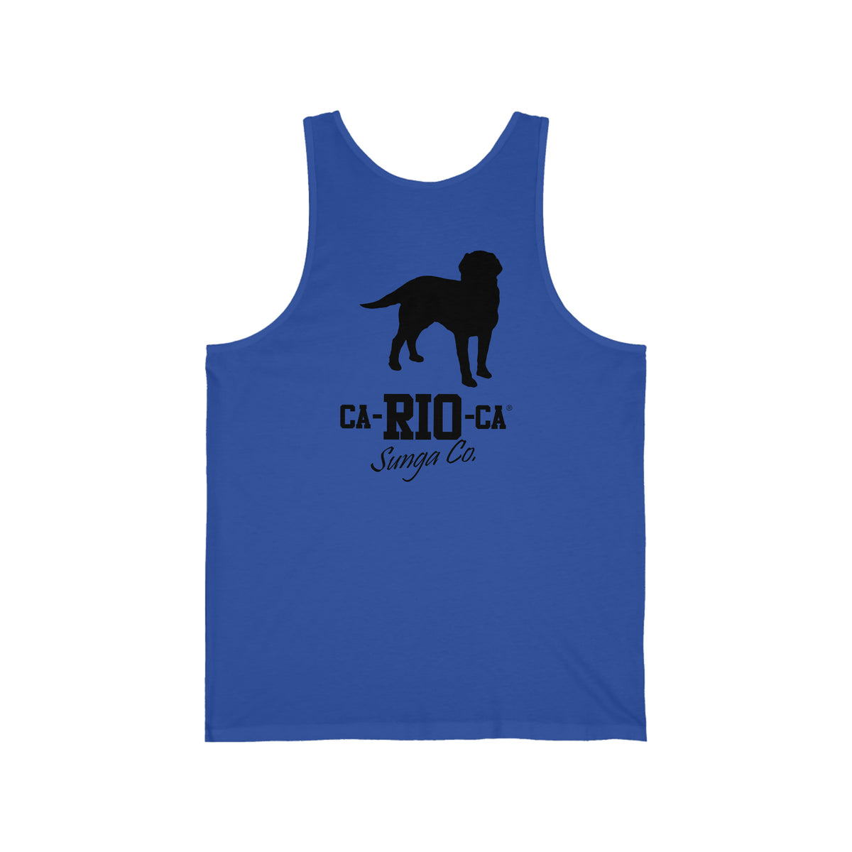 CA-RIO-CA Logo Black Print Tank Top - Camiseta de tirantes hombre