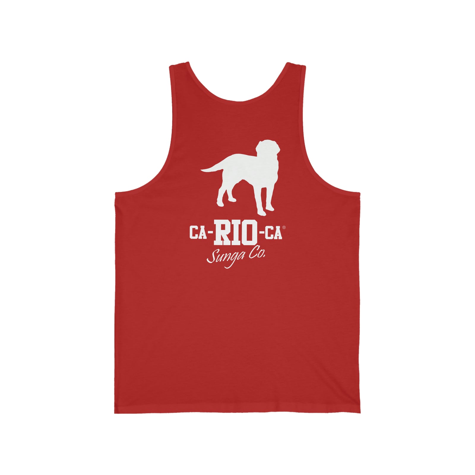 CA-RIO-CA Logotipo Camiseta sin mangas con estampado blanco - Camiseta sin mangas hombre